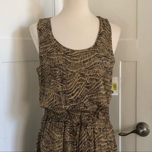 NWT Vince Camuto long khaki maxi dress